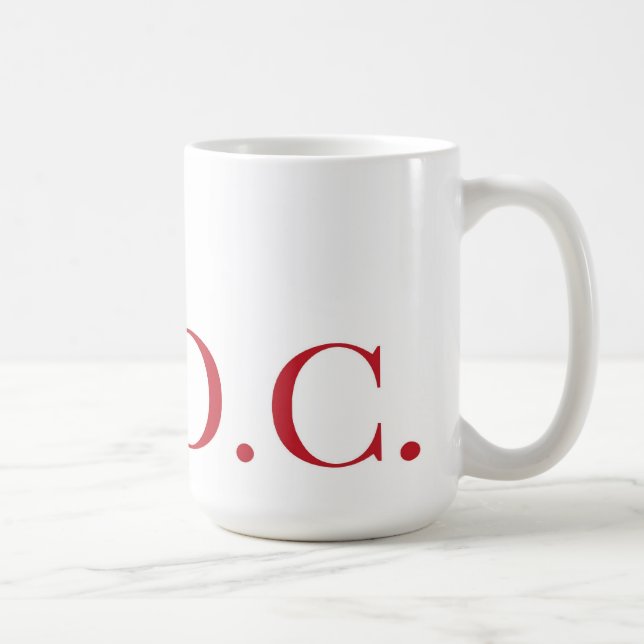 Café ¿I? Taza de DC (Derecha)