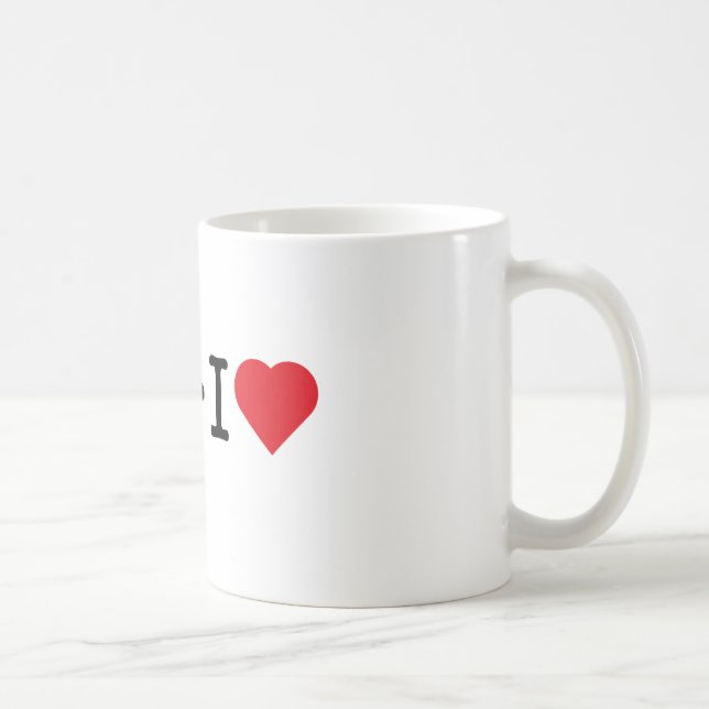 Café I taza de F# del corazón (Derecha)