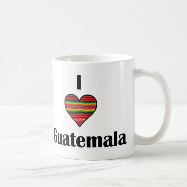 Café I taza de Guatemala del corazón (Derecha)
