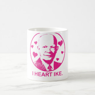 Café I taza de Ike del corazón