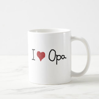 Café I taza de Opa del corazón