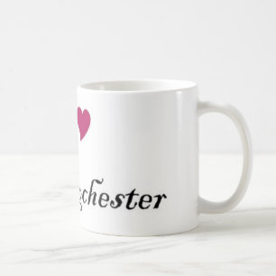 Café I taza de Sr. Rochester del corazón