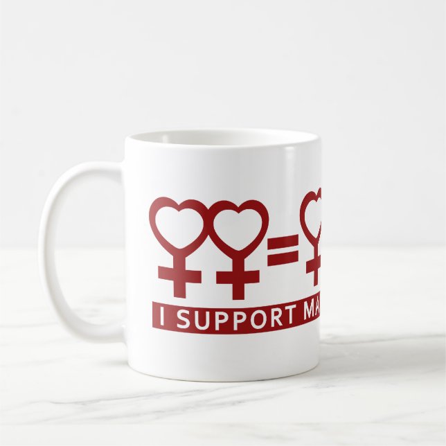 Café Igualdad matrimonial / Una taza de amor - elegir e (Izquierda)