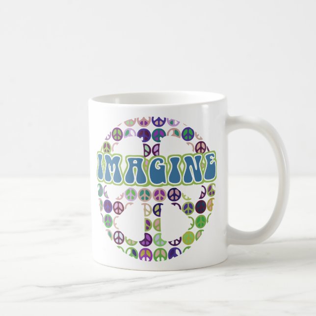 Café Imagínese la taza de la paz (Derecha)