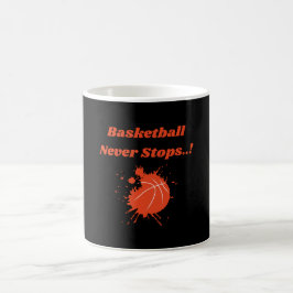 Café Increíble taza para los hinchas de baloncesto