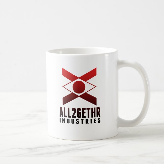 Café Industrias de All2gethr calificadas taza (Derecha)