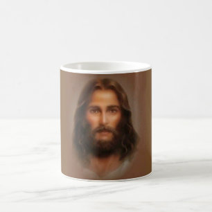 Café Jesús el hijo del blanco de dios taza blanca