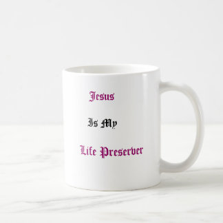 Café Jesús es mi taza del conservante de vida