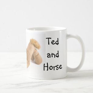 Café Juego de dominó de Ted y Horse ... taza
