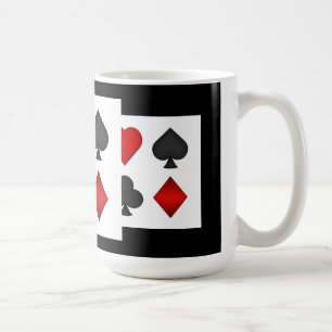 Café Juegos de la tarjeta del póker: Taza de café: