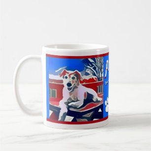 Café "Junta las piezas" de la taza americana de la obra