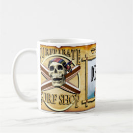 Café Key West practica surf la taza de la tienda
