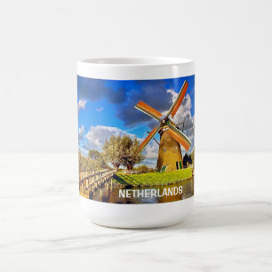 CAFÉ KINDERDIJK, TAZA HOLANDESA DE COFFEE/TEA
