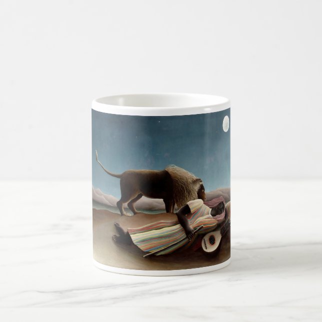 Café La durmiente taza gitana de Rousseau - elegir esti (Centro)