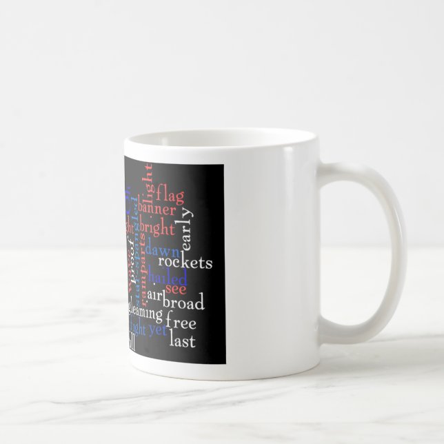 Café La estrella Spangled la taza de la bandera (Derecha)