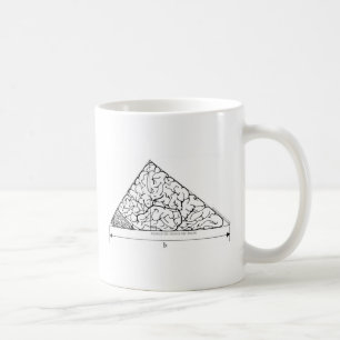 Café La geometría me duele la taza de cerebro