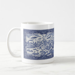 Café La invasión de Willow Ridge - Taza Blue Willow