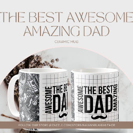 Café La Mejor Increíble Asombrosa Taza De Cerámica Para