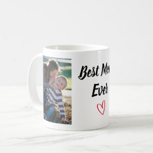 Café La mejor mamá del mundo, taza de foto personalizad