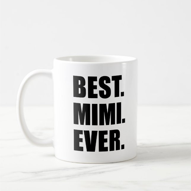 Café La mejor nunca taza de la abuela Mimi (Izquierda)