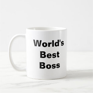 Café La mejor taza de Boss del mundo