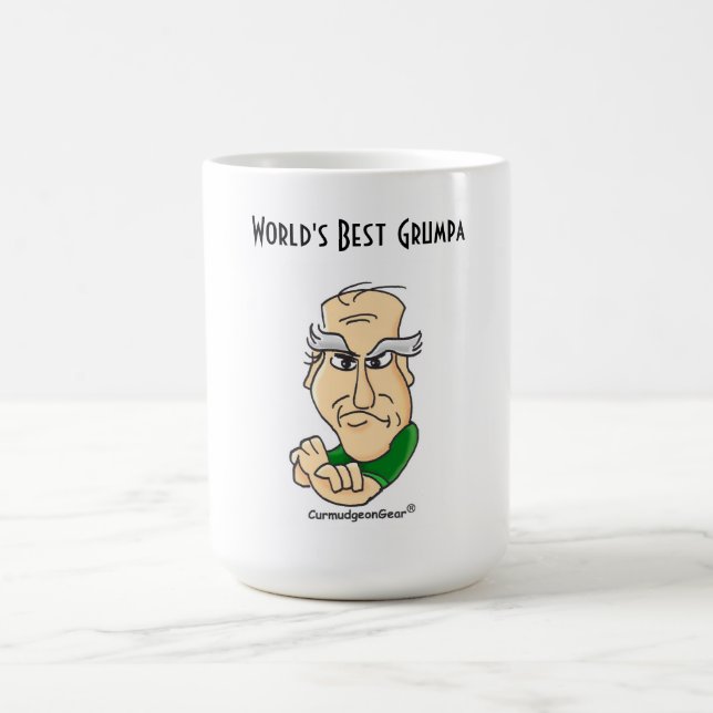 Café La mejor taza de Grumpa del mundo (Centro)