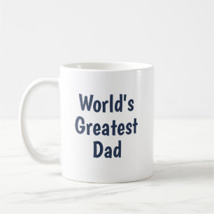 Café La mejor taza de papá del mundo clásico personaliz