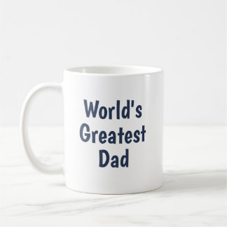 Café La mejor taza de papá del mundo clásico personaliz