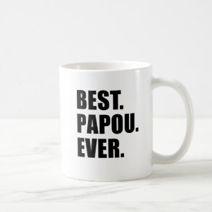 Café La mejor taza de Papou nunca