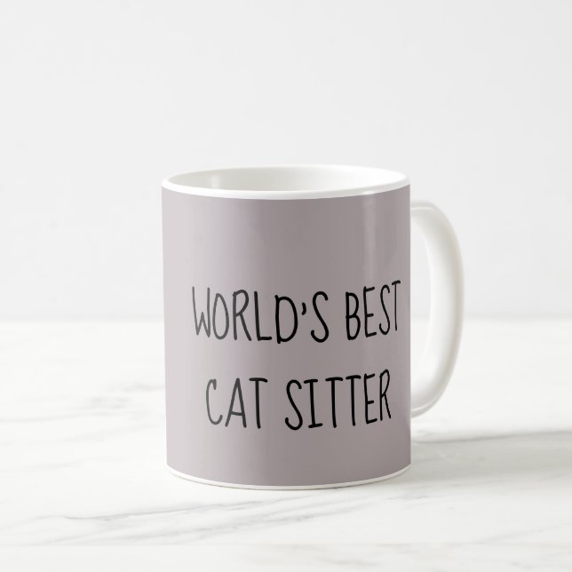Café La mejor taza del canguro del gato de los mundos (Anverso derecho)