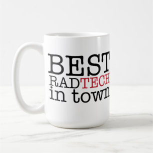 Café La mejor tecnología del Rad en taza de la ciudad
