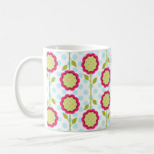 Café La MOD florece taza de Cofee