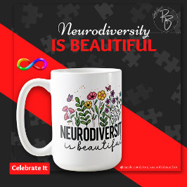 Café La Neurodiversidad Es Hermosa Taza de Cerámica