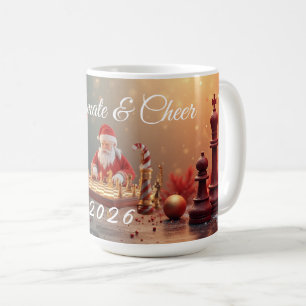 Café La Próxima Jugada de Santa – Taza Divertida de Nav