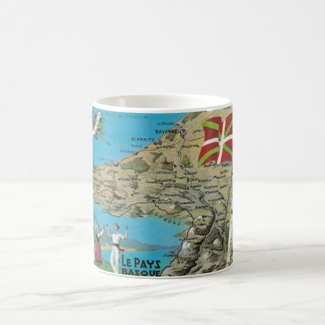 Café La Región Vasca de España Taza (Centro)