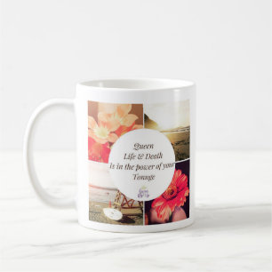 Café La reina se alza poder de la taza