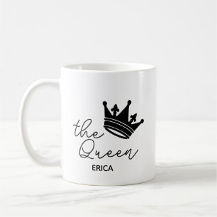 Café La reina Taza de corona personalizada regalo espos