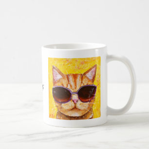 Café La taza de encargo del gato de la taza conocida de