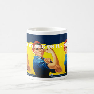 Café la taza de encargo divertida del vintage, corrige