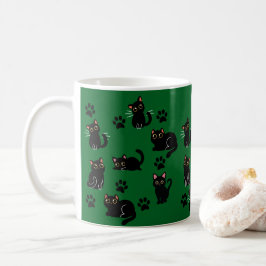 Café La Taza de Gato Negro Más Bonita Regalo para Amant