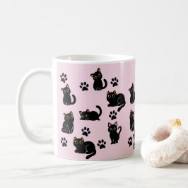 Café La Taza de Gato Negro Más Bonita Regalo para Amant
