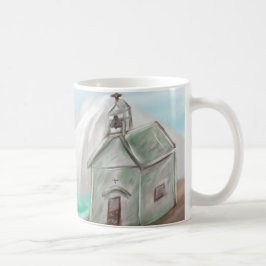 Café La taza de la campana de la iglesia rota