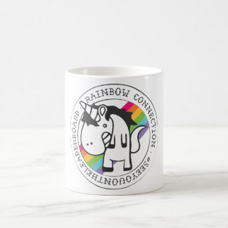 Café La taza de la conexión del arco iris