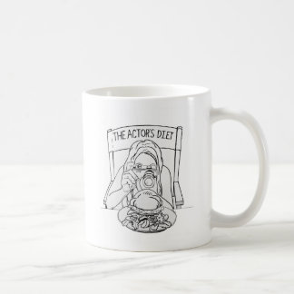 Café La taza de la dieta del actor