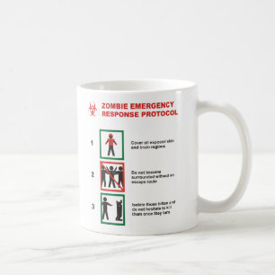 Café La taza de la emergencia del zombi
