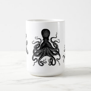 Café ¡La taza de la taza del pulpo de Kraken para