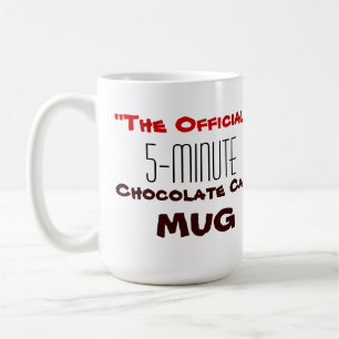 Café La taza de la torta de chocolate del "funcionario"