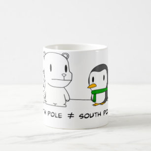 Café La taza de poste del norte y sur