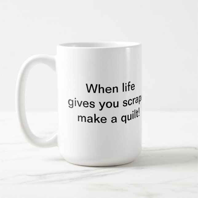 Café La taza de Quilter de los pedazos (Izquierda)