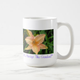 Café La taza del amante del jardín de flores